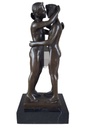 [LA-47214] Bronzeskulptur Bronzefigur Erotik Gays 2 Sich Küssende Männer Bild 9