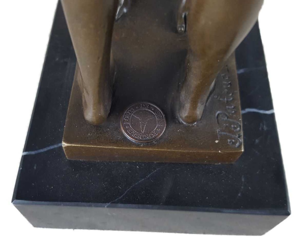 [LA-47214] Bronzeskulptur Bronzefigur Erotik Gays 2 Sich Küssende Männer Bild 12
