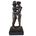 [LA-47214] Bronzeskulptur Bronzefigur Erotik Gays 2 Sich Küssende Männer Bild 13