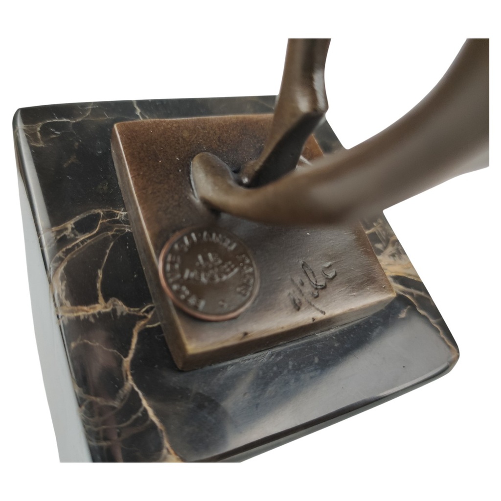 [LA-47223] Bronzeskulptur Bronzefigur Verdreherin #47223 Bild 7
