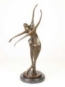 [LA-47225] Bronzeskulptur Bronzefigur Tanzendes Paar Abstrakt-Stil Bild 3