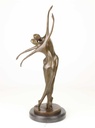 [LA-47225] Bronzeskulptur Bronzefigur Tanzendes Paar Abstrakt-Stil Bild 4