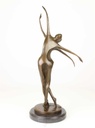 [LA-47225] Bronzeskulptur Bronzefigur Tanzendes Paar Abstrakt-Stil Bild 11