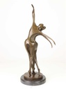 [LA-47225] Bronzeskulptur Bronzefigur Tanzendes Paar Abstrakt-Stil Bild 12