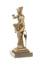[LA-47228] Bronzeskulptur Bronzefigur Sitzende Frau #47228 Bild 5