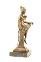 [LA-47228] Bronzeskulptur Bronzefigur Sitzende Frau #47228 Bild 14