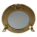 [LA-49003] Spiegel Aluminium brüniert Bullauge Schiffsfenster #49003 Bild 2