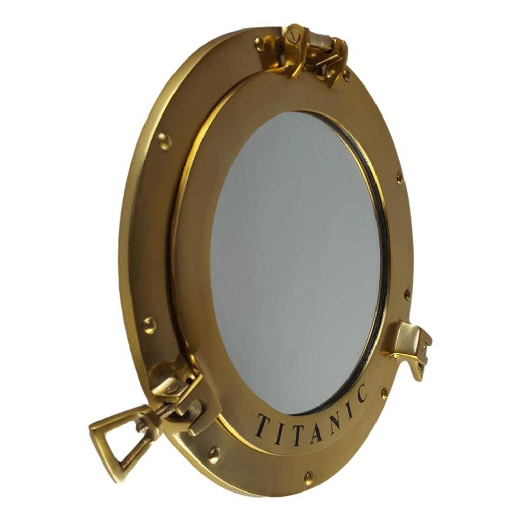 [LA-49003] Spiegel Aluminium brüniert Bullauge Schiffsfenster #49003 Bild 4