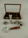 [LA-49006] Nautikset Vernickelt Holzdose L 22cm Bild 2