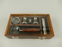 [LA-49006] Nautikset Vernickelt Holzdose L 22cm Bild 4