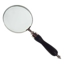 [LA-49008] Leselupe Handlupe Vergrößerungsglas vernickelt griff D 10-L 25cm Bild 8