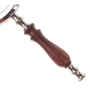 [LA-49010] Leselupe Handlupe Vergrößerungsglas Glas vernickelt #49010 Bild 6