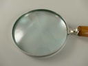 [LA-49011] Leselupe Handlupe Vergrößerungsglas vernickelt griff D 10-L 25cm Bild 5