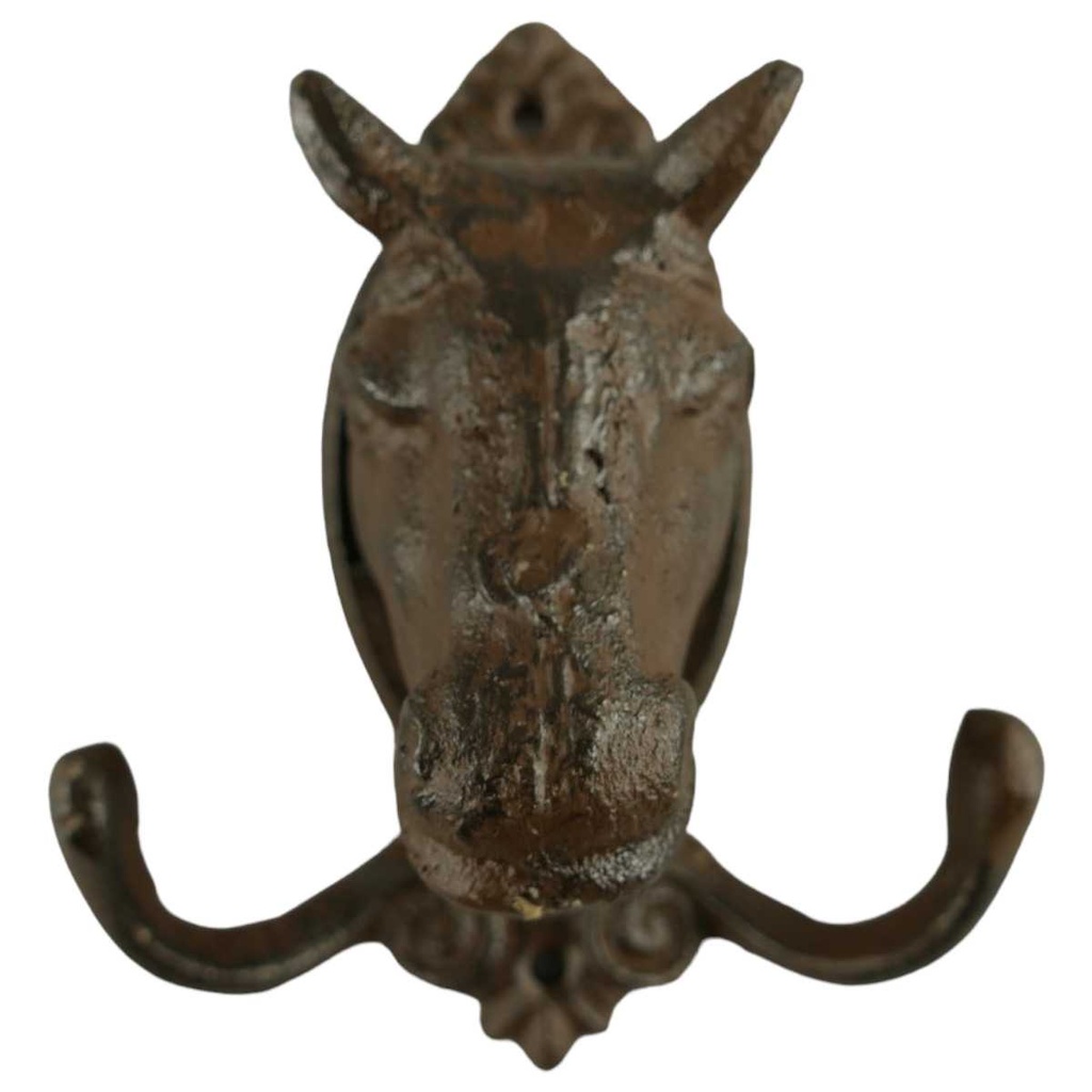 [LA-49027] Garderobenhaken Kleiderhaken Wandhaken Mantelhaken Pferd Rustikal Bild 2
