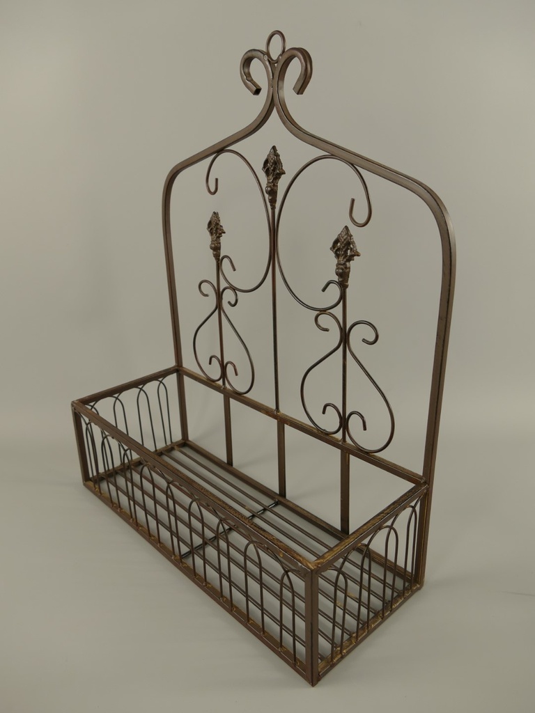 [LA-49089] Eisen Wandhänger Rostig 3st. H 51-46x30/40cm Bild 4