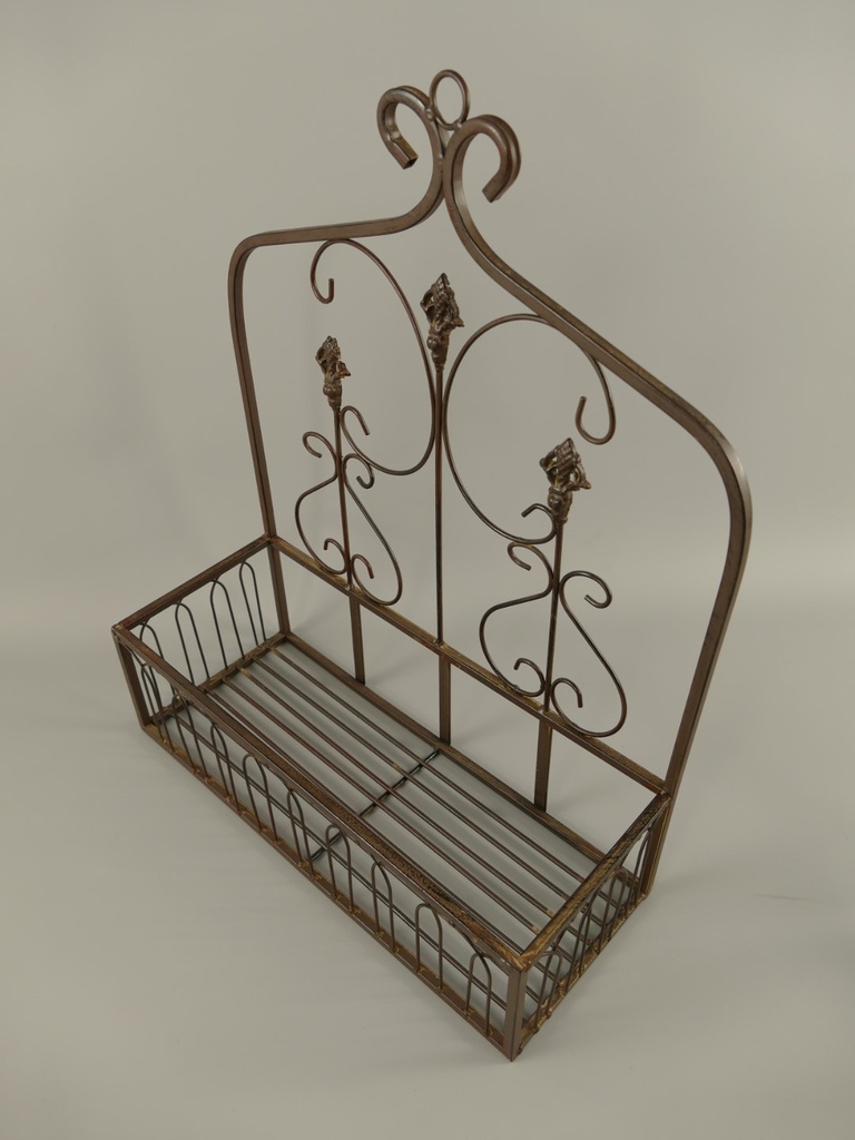 [LA-49089] Eisen Wandhänger Rostig 3st. H 51-46x30/40cm Bild 5
