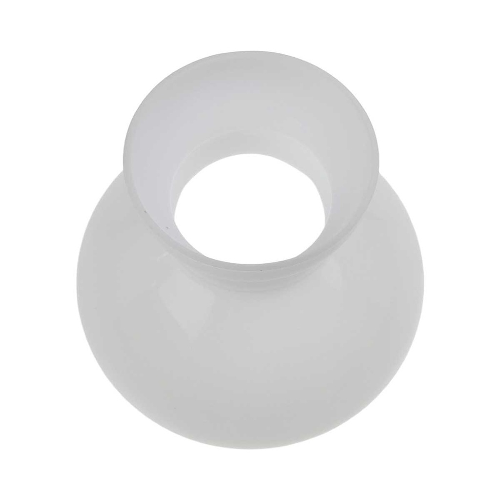 [LA-49147] Lampenschirm Ersatzglas Ersatzschirm Glasschirm Petroleum Vesta weiß Bild 3