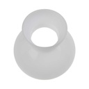 [LA-49147] Lampenschirm Ersatzglas Ersatzschirm Glasschirm Petroleum Vesta weiß Bild 3