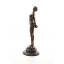 [LA-49789] Bronzeskulptur Bronzefigur Frau mit Reitgerte Bild 6