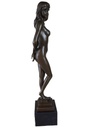 [LA-49790] Bronzeskulptur Bronzefigur Stehende Frau Bild 8