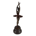 [LA-49793] Bronzeskulptur Bronzefigur Ballerina Balletttänzerin #49793 Bild 4
