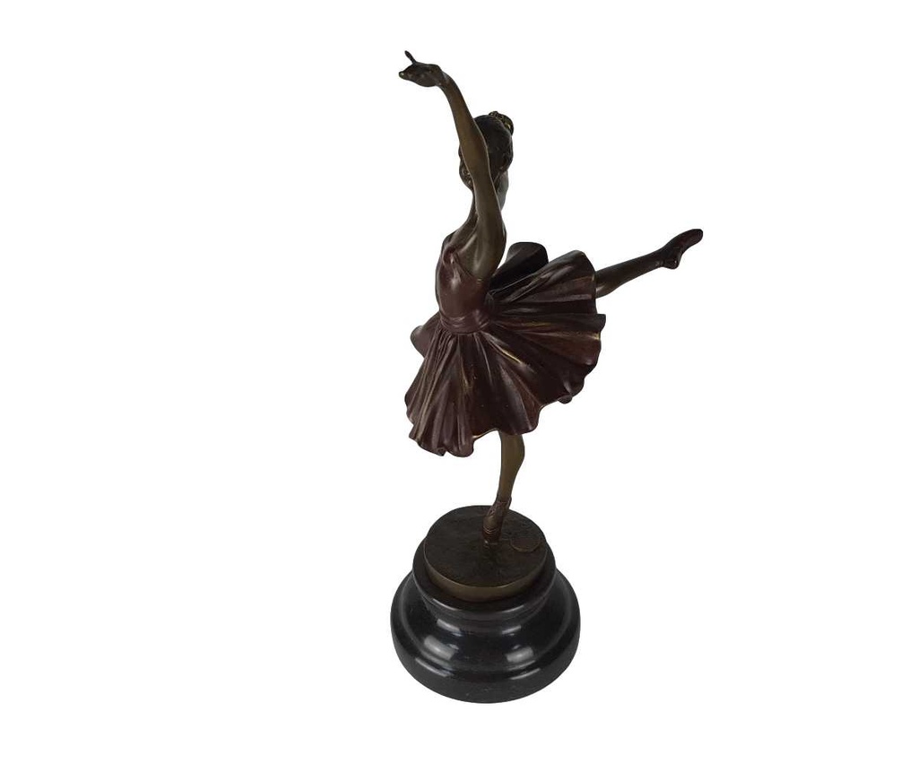 [LA-49794] Bronzeskulptur Bronzefigur Ballerina Balletttänzerin #49794 Bild 2