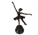 [LA-49794] Bronzeskulptur Bronzefigur Ballerina Balletttänzerin #49794 Bild 4