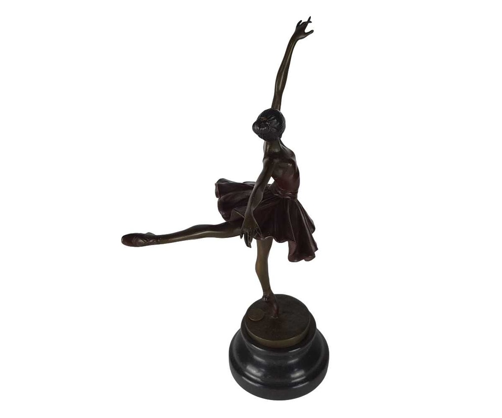 [LA-49794] Bronzeskulptur Bronzefigur Ballerina Balletttänzerin #49794 Bild 5
