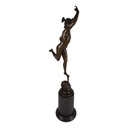 [LA-49801] Bronzeskulptur Bronzefigur Merkur Bild 5
