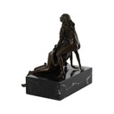 [LA-49833] Bronzeskulptur Bronzefigur Erotik Kamasutra Gang Bang Mann 2 Frauen Bild 6