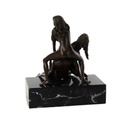 [LA-49833] Bronzeskulptur Bronzefigur Erotik Kamasutra Gang Bang Mann 2 Frauen Bild 8
