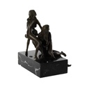 [LA-49833] Bronzeskulptur Bronzefigur Erotik Kamasutra Gang Bang Mann 2 Frauen Bild 10