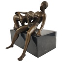[LA-49834] Bronzeskulptur Bronzefigur Erotik Akt Paar Mann Frau Bild 2
