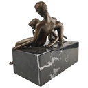 [LA-49834] Bronzeskulptur Bronzefigur Erotik Akt Paar Mann Frau Bild 3