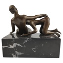 [LA-49834] Bronzeskulptur Bronzefigur Erotik Akt Paar Mann Frau Bild 4