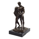 [LA-49837] Bronzeskulptur Bronzefigur Erotik Akt verliebtes Paar Mann Frau Bild 2