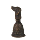 [LA-49859] Tischglocke Bronzeskulptur Bronzefigur Hundekopf Griff Bild 9