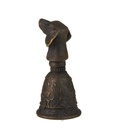 [LA-49859] Tischglocke Bronzeskulptur Bronzefigur Hundekopf Griff Bild 10