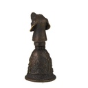 [LA-49859] Tischglocke Bronzeskulptur Bronzefigur Hundekopf Griff Bild 11