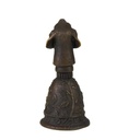 [LA-49859] Tischglocke Bronzeskulptur Bronzefigur Hundekopf Griff Bild 12