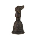 [LA-49859] Tischglocke Bronzeskulptur Bronzefigur Hundekopf Griff Bild 15