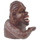[LA-49887] Spardose Geldbank Skulptur Gusseisen Happy Sasquatch mechanisch Bild 3