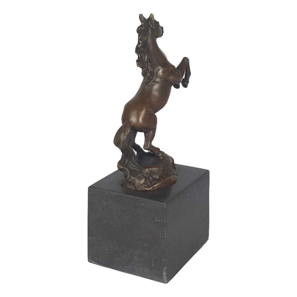 [LA-49920] Bronzeskulptur Bronzefigur Aufzuchthengst Bild 3