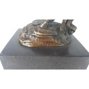 [LA-49920] Bronzeskulptur Bronzefigur Aufzuchthengst Bild 6