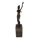 [LA-49923] Bronzeskulptur Bronzefigur Tanzender Akt Bild 2