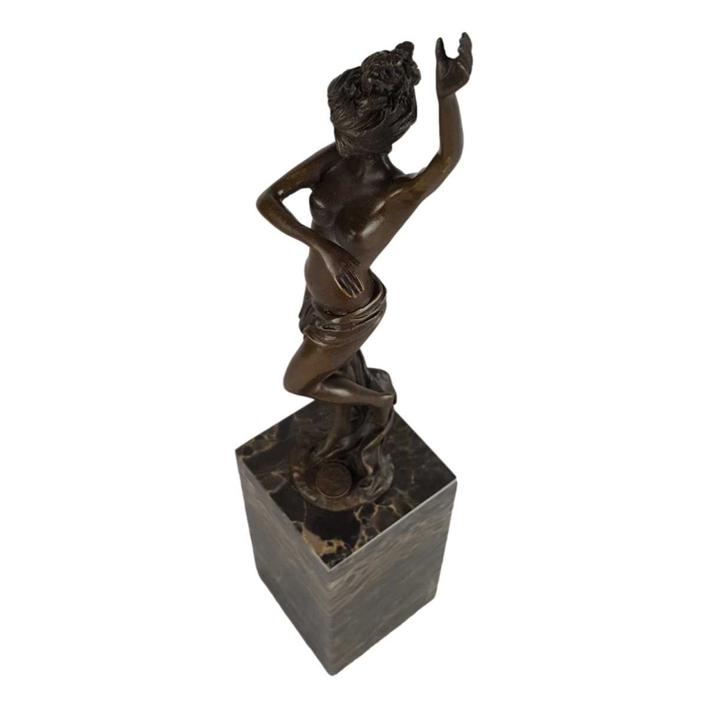 [LA-49923] Bronzeskulptur Bronzefigur Tanzender Akt Bild 3