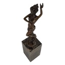 [LA-49923] Bronzeskulptur Bronzefigur Tanzender Akt Bild 3