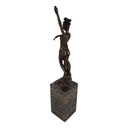 [LA-49923] Bronzeskulptur Bronzefigur Tanzender Akt Bild 4