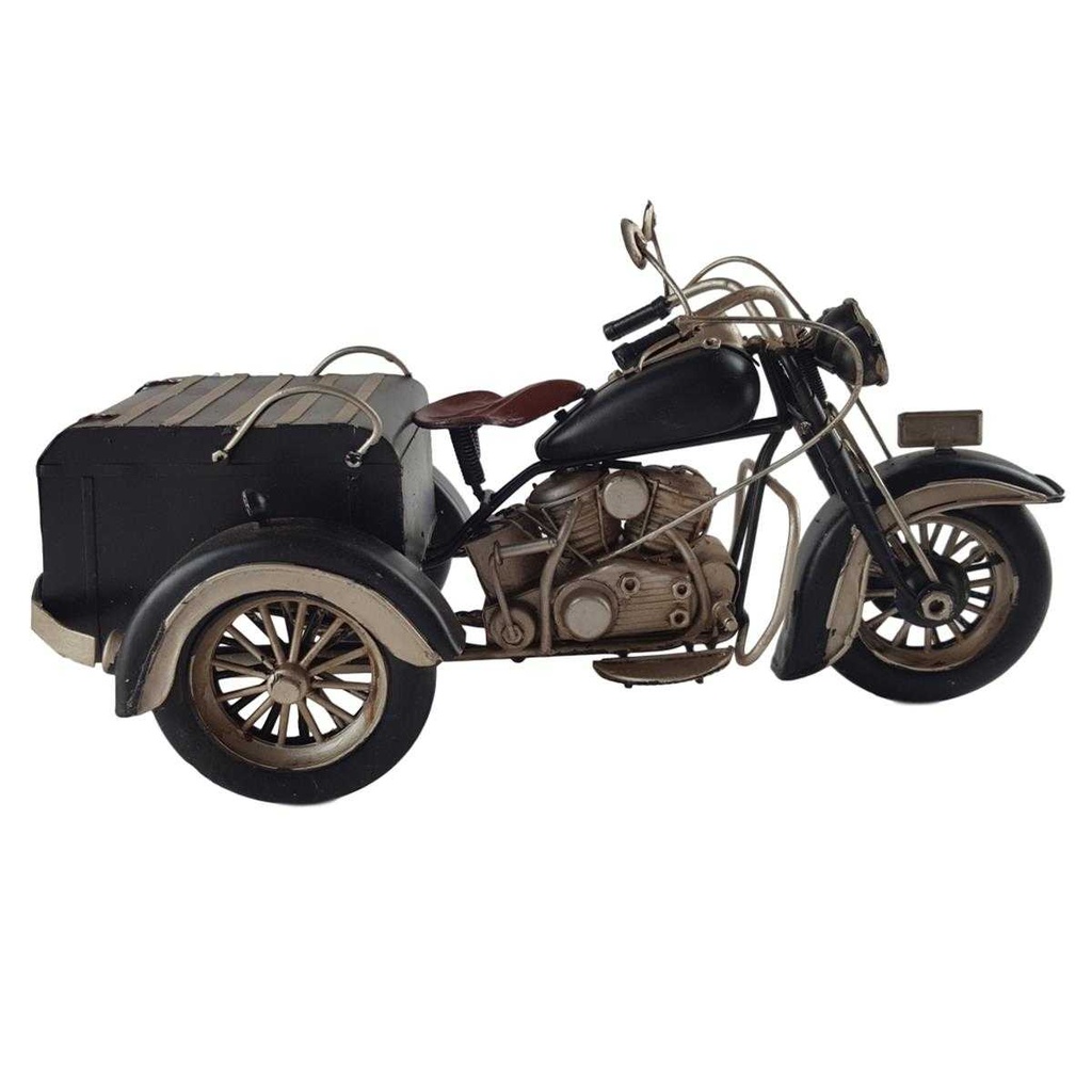 [LA-50141] Blechmodell Blechmotorrad Modellmotorrad Motorrad mit Beiwagen #50141 Bild 3