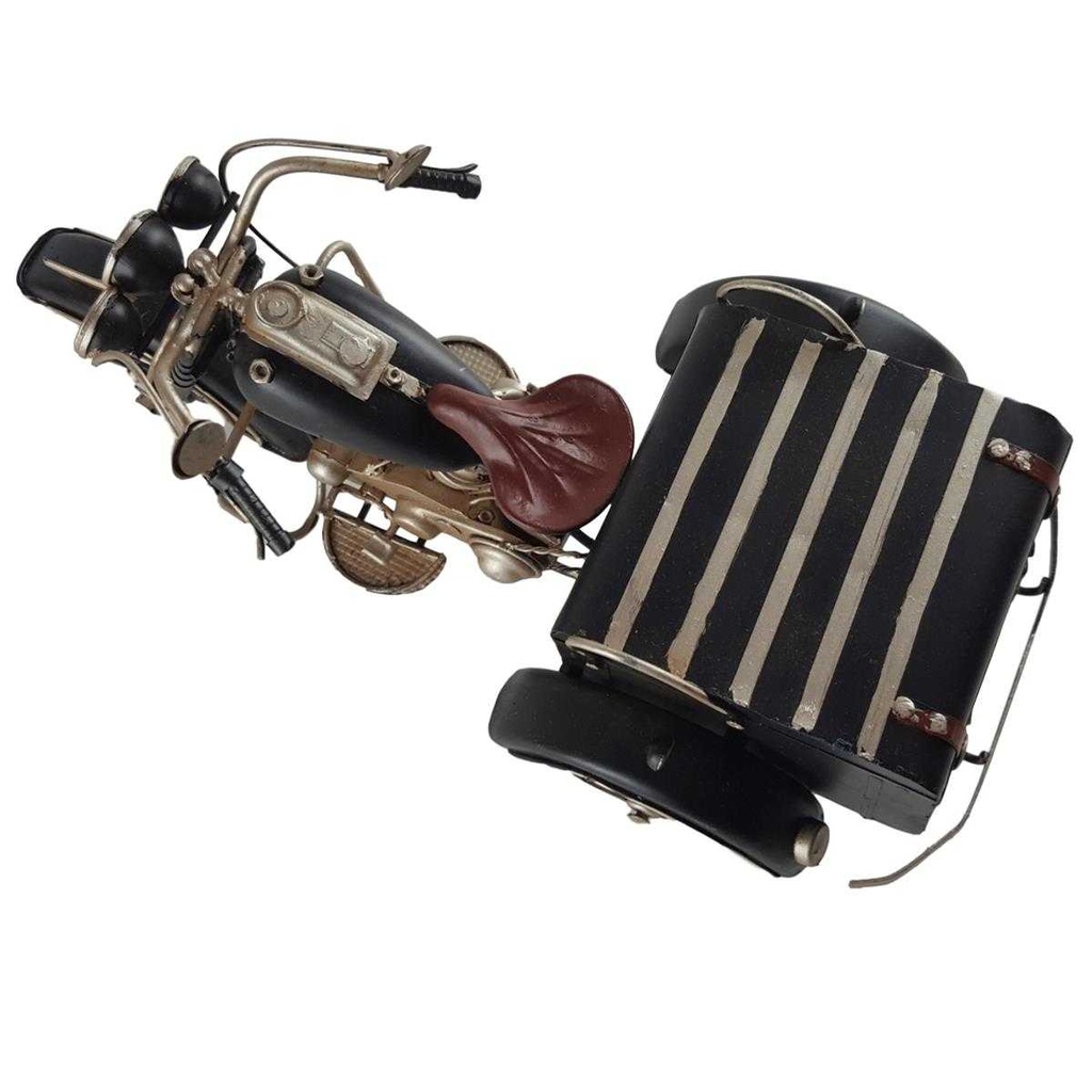 [LA-50141] Blechmodell Blechmotorrad Modellmotorrad Motorrad mit Beiwagen #50141 Bild 5